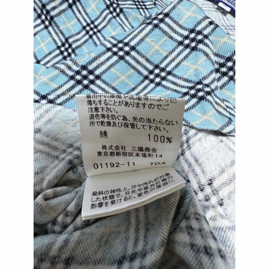 バーバリーブルーレーベル　チェック　カットソー　Tシャツ　トップス　レディース