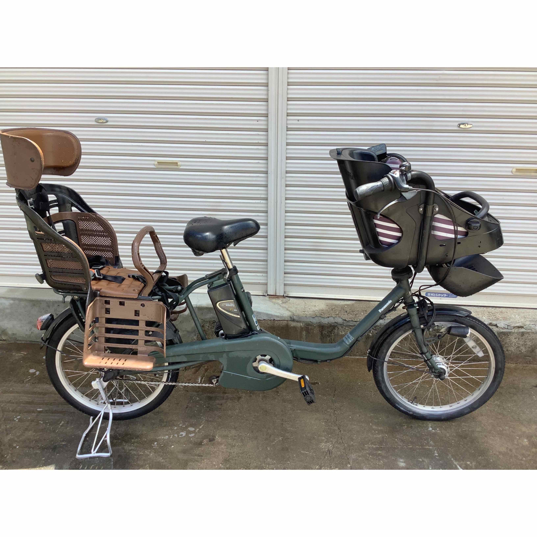 パナソニック新機種電動アシスト自転車gyutto20インチ カーキ色