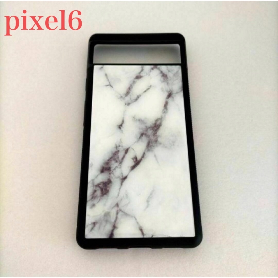 Pixel 6 ケース 大理石 白 ホワイト Pixel6 ピクセル6 スマホ/家電/カメラのスマホアクセサリー(Androidケース)の商品写真