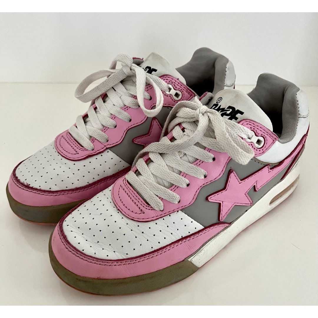 Vintage Bape Roadsta Pink 23.5cm Used