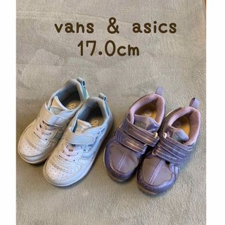 アシックス(asics)の女の子　スニーカー　2足セット　17.0cm(スニーカー)