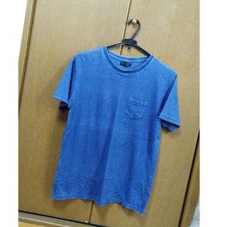 デニム風メンズTシャツL(Tシャツ/カットソー(半袖/袖なし))