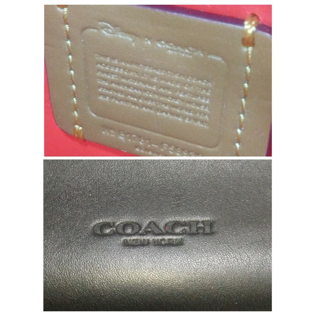 COACH(コーチ)の★COACH★ ディズニーコラボ ラウンドファスナー長財布 レザー ブラック レディースのファッション小物(財布)の商品写真