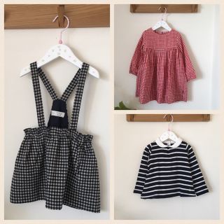 ザラキッズ(ZARA KIDS)のお取置き中 ZARA☆サスペンダースカート92(スカート)