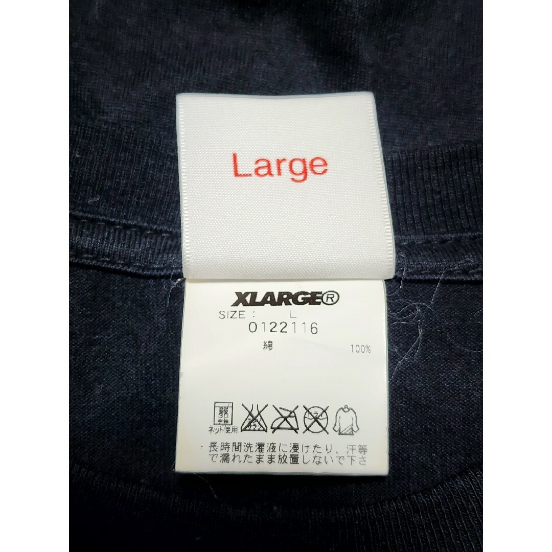 XLARGE(エクストララージ)の《大人気》XLARGE エクストララージ Tシャツ 100%ロゴ 黒 金 L メンズのトップス(Tシャツ/カットソー(半袖/袖なし))の商品写真