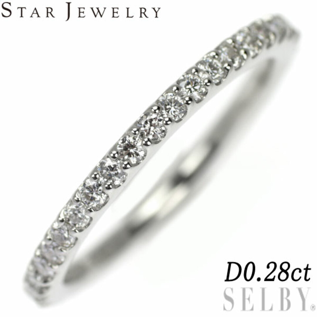 スタージュエリーPt950ダイアモンドリング0.18ct 2.95g
