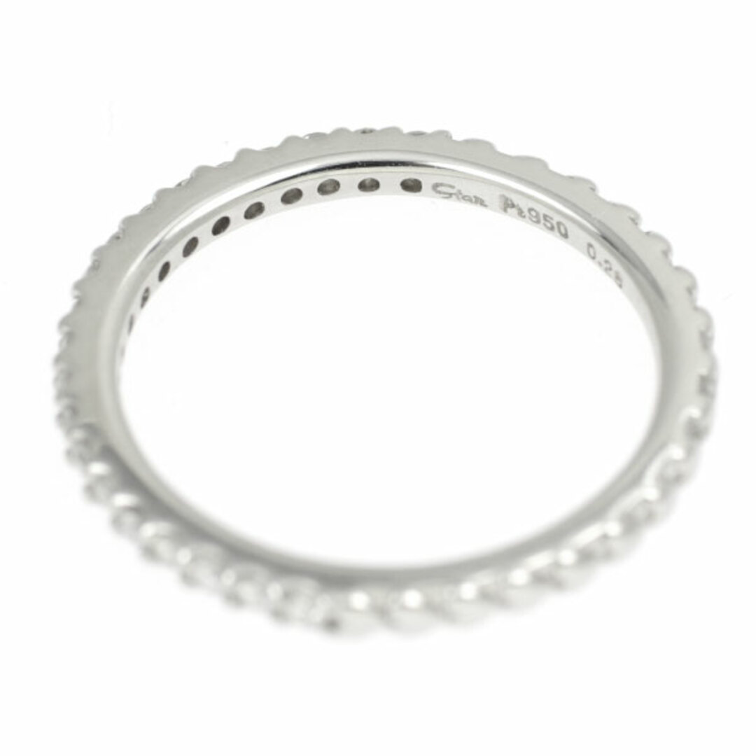 スタージュエリー Pt950 ダイヤモンド リング 0.28ct ハーフエタニティ