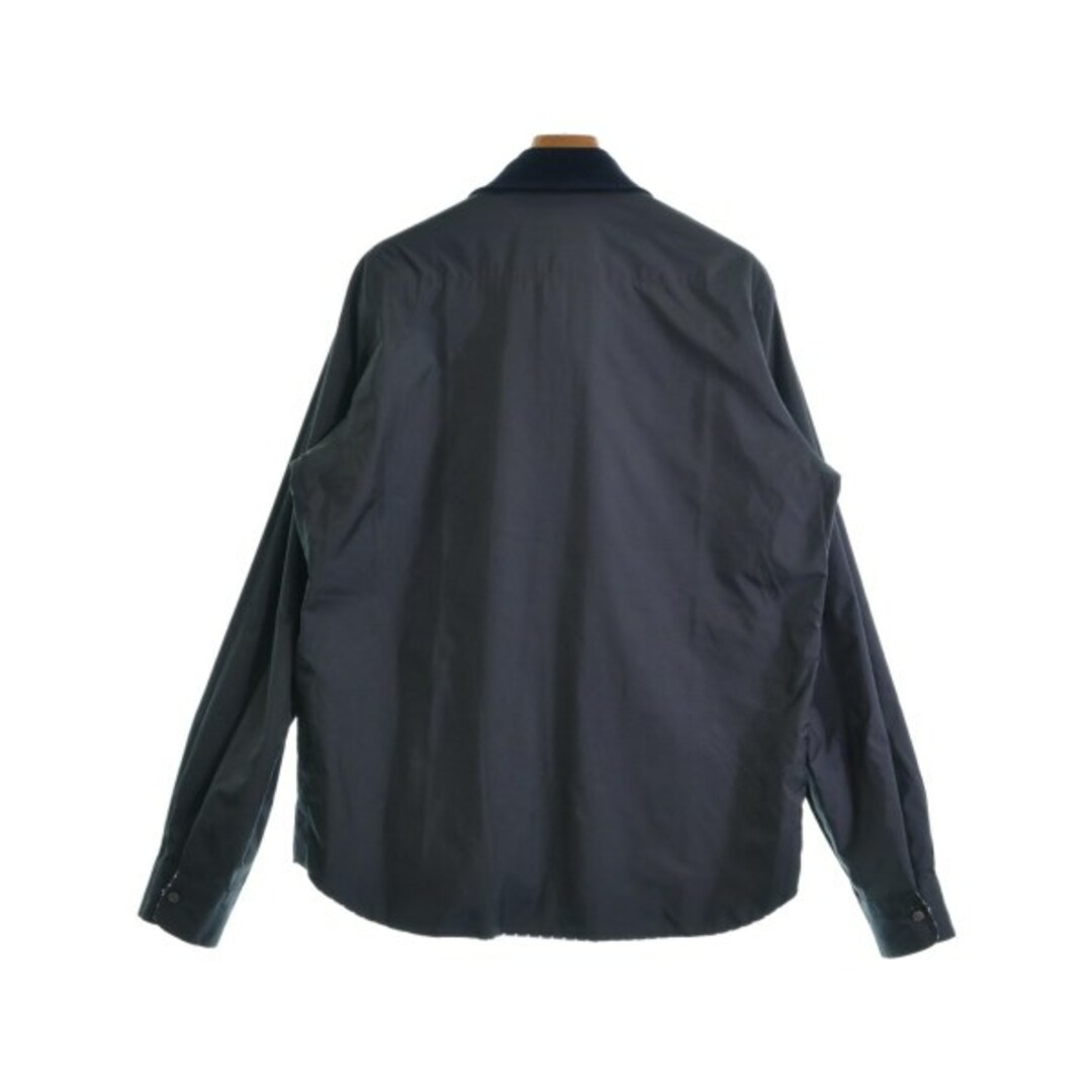 sacai サカイ ブルゾン(その他) 4(XL位) 青x白(ストライプ)