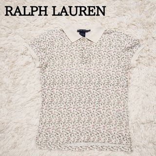 ラルフローレン(Ralph Lauren)のRALPH LAUREN　ラルフローレン　小花柄ポロシャツ　総柄　花柄　カノコ(ポロシャツ)