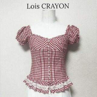 ロイスクレヨン(Lois CRAYON)の【ロイスクレヨン】レースアップ ブラウス(シャツ/ブラウス(半袖/袖なし))