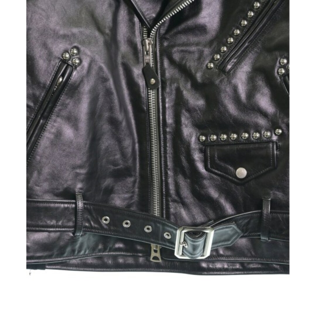 sacai(サカイ)のsacai サカイ ライダース 3(L位) 黒 【古着】【中古】 メンズのジャケット/アウター(ライダースジャケット)の商品写真