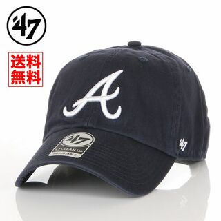 フォーティセブン(47 Brand)の新品 47 キャップ 47BRAND アトランタ ブレーブス 帽子 紺(キャップ)