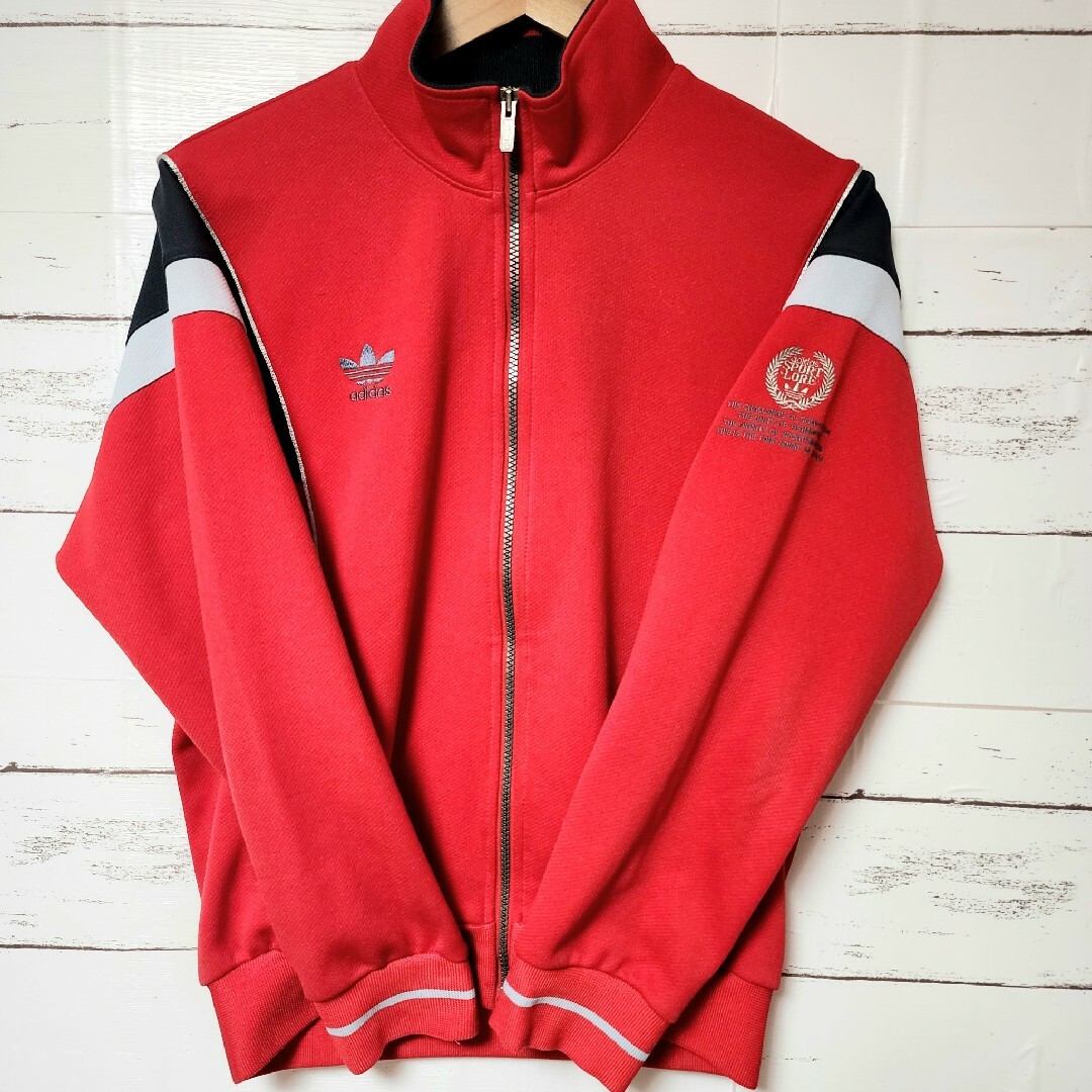 《超希少》adidasオリジナルス ジャージ ジャケット デサント 80s L