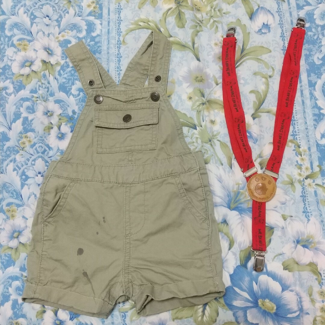 babyGAP 70サイズbabyGAPサロペット、サンリオベルト子供用の通販 by ゆっちママshop｜ベビーギャップならラクマ