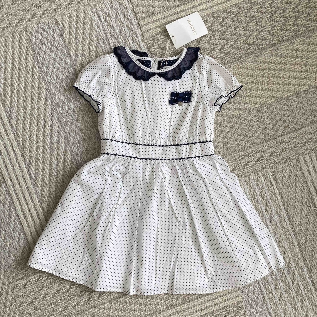 CHOPIN(ショパン)の新品★CHOPIN 100 水玉ワンピース キッズ/ベビー/マタニティのキッズ服女の子用(90cm~)(ワンピース)の商品写真