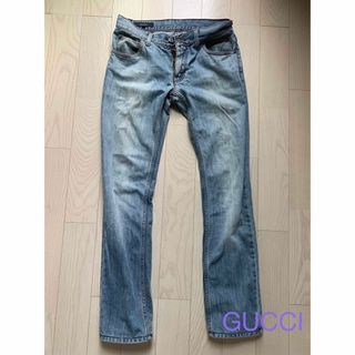 グッチ(Gucci)のGUCCIヴィンテージダメージジーンズ　XL(デニム/ジーンズ)