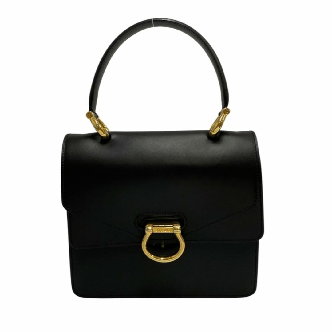 vintage CELINE セリーヌ ハンドバッグ カーフ ダブルフラップ-