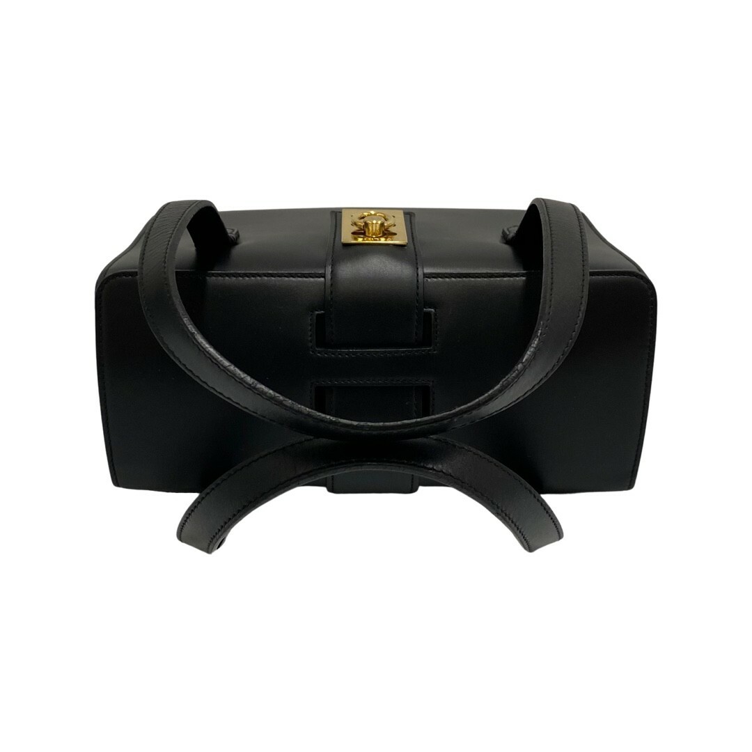 極 美品 レア品 CELINE セリーヌ ヴィンテージ リング 金具 レザー 本