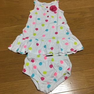 カーターズ(carter's)のカーターズ　女の子　ベビー　セットアップ　ワンピース　(ワンピース)