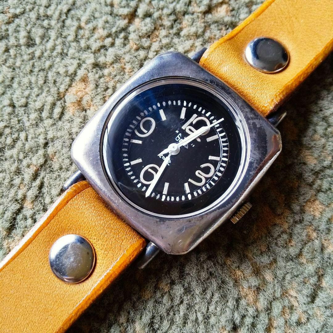 gata Smith wacth ガタ 手作り腕時計 jha 茶 - 通販 - gofukuyasan.com