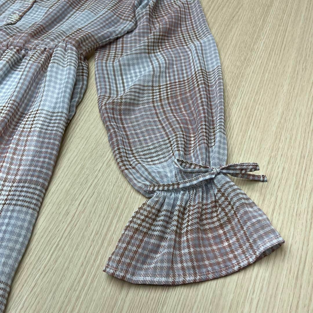 heather ○ Heather ヘザー シアー素材 チェック ロング ワンピースの通販 by aya|ヘザーならラクマ ● Heather ヘザー シアー素材 チェック ロング ワンピース