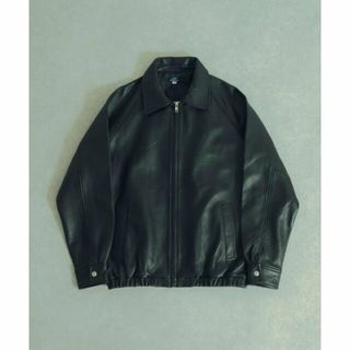 アーバンリサーチアイテムズ(URBAN RESEARCH ITEMS)の【BLK】ラムレザー ZIP UP ジャケット(ライダースジャケット)