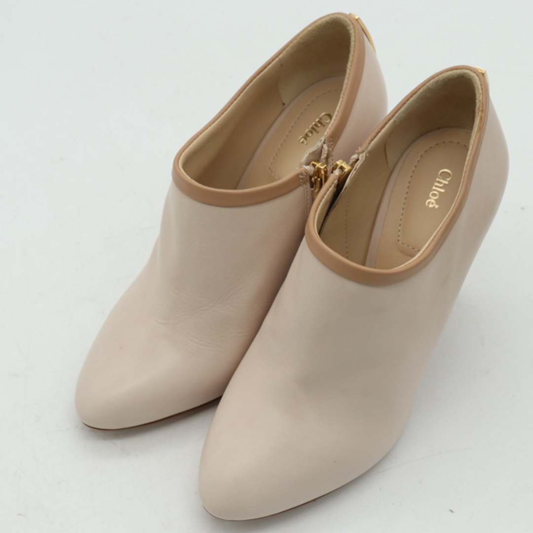 美品Chloe クロエ オープントゥ ブーティー ブーツ size37.5 黒