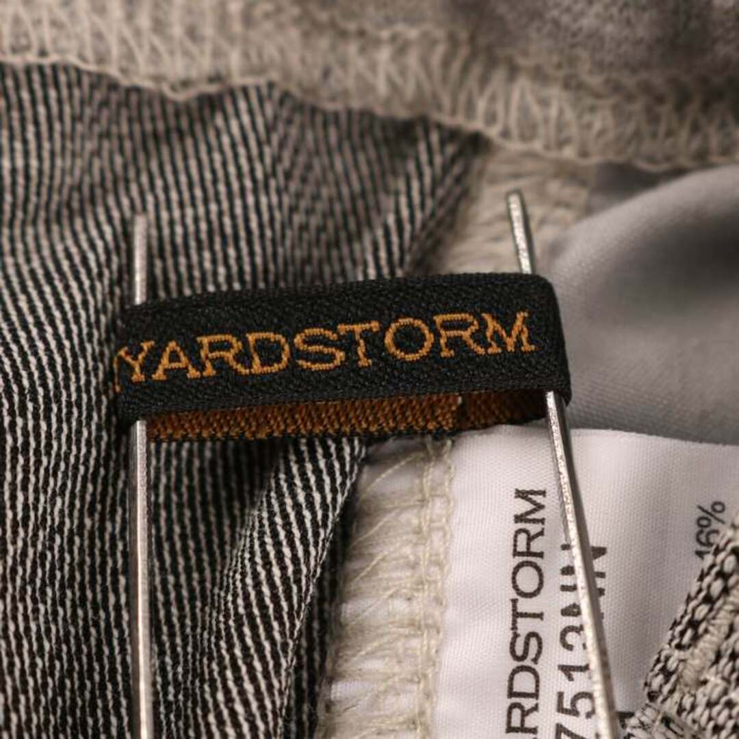 BARNYARDSTORM(バンヤードストーム)のバンヤードストーム ロングパンツ 無地 シンプル リネン混 ストレッチ ボトムス レディース 1サイズ グレー BARNYARDSTORM レディースのパンツ(その他)の商品写真