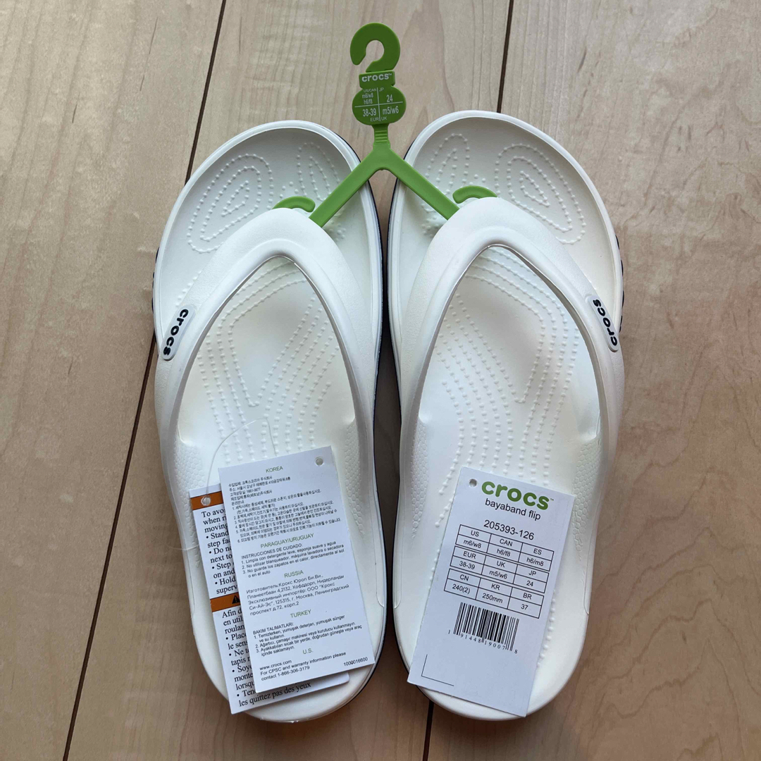 crocs(クロックス)のクロックス　バヤバンドフリップ　ビーチサンダル レディースの靴/シューズ(ビーチサンダル)の商品写真