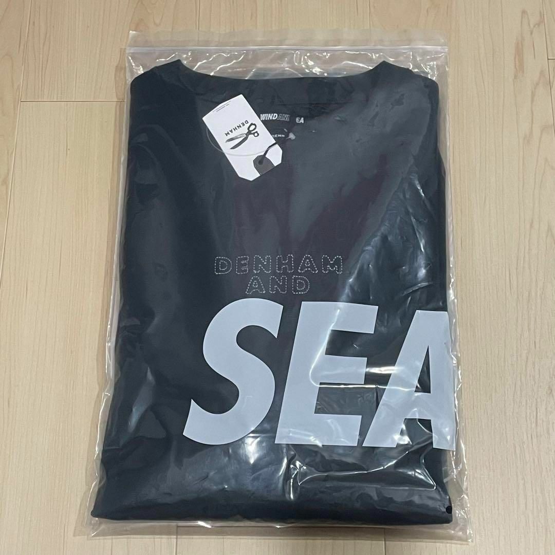 【新品M】WIND AND SEA DENHAM Razor Tee ネイビー