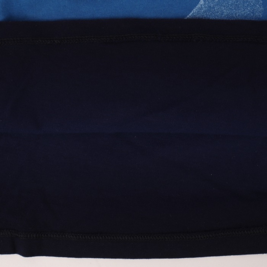 ARMANI EXCHANGE(アルマーニエクスチェンジ)のアルマーニエクスチェンジ Tシャツ 半袖 クルーネック ロゴ ボタニカル柄 トップス レディース XSサイズ ブルー ARMANI EXCHANGE レディースのトップス(Tシャツ(半袖/袖なし))の商品写真