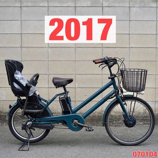 ブリヂストン(BRIDGESTONE)の電動自転車 ブリヂストン bikke 20インチ 子供乗せ 中古 070104(自転車本体)