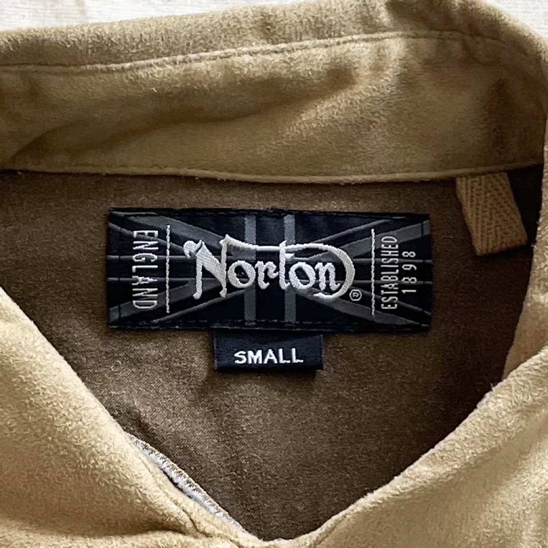 Norton(UK)ビンテージフェイクスウェードシャツジャケット