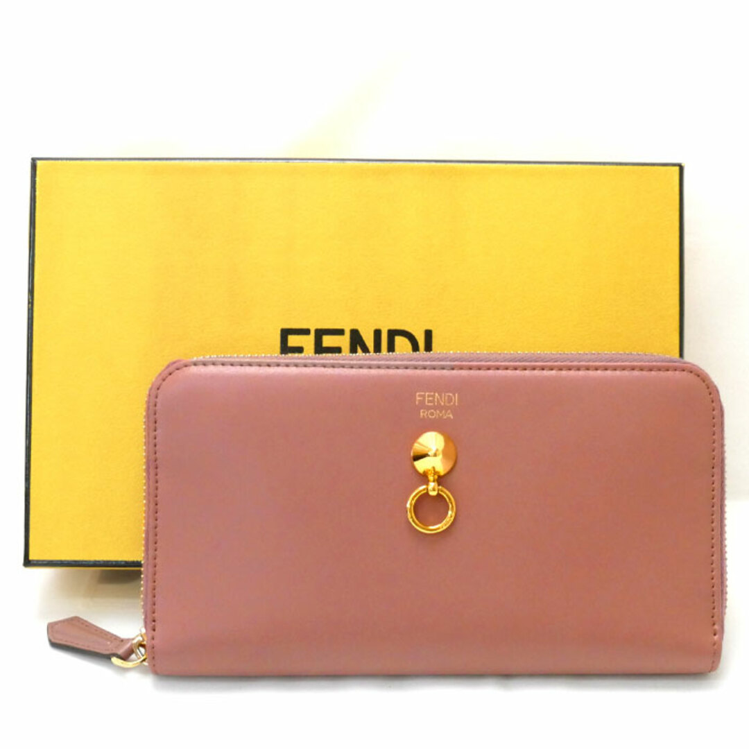 FENDI(フェンディ)のFENDI フェンディ バイザウェイ 長財布 ラウンドファスナー イングリッシュローズピンク 8M0299 SME F10DU レディース【中古】 レディースのファッション小物(財布)の商品写真