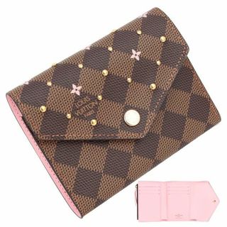 ルイヴィトン(LOUIS VUITTON)のルイヴィトン 財布 レディース ヴィクトリーヌ ダミエ スタッズ 新品 4734(財布)