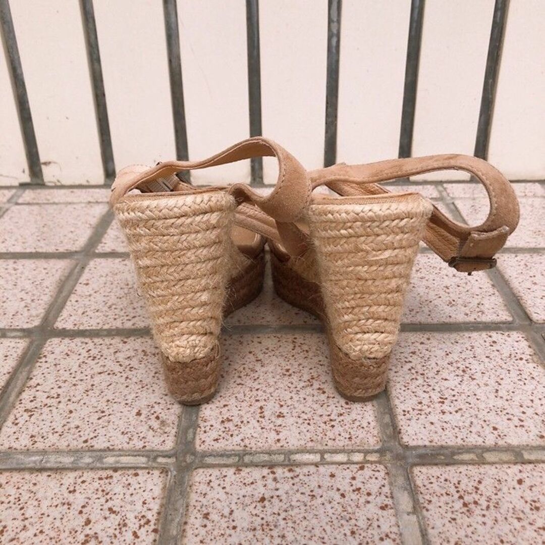 NATURAL BEAUTY BASIC NATURAL BEAUTY BASIC♡厚底ウェッジサンダル♡ベージュ35♡の通販 by mi ベージュ サンダル