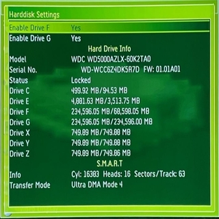 初代XBOX EvoX M8+ BIOS / HDD 500GB [XB] 02