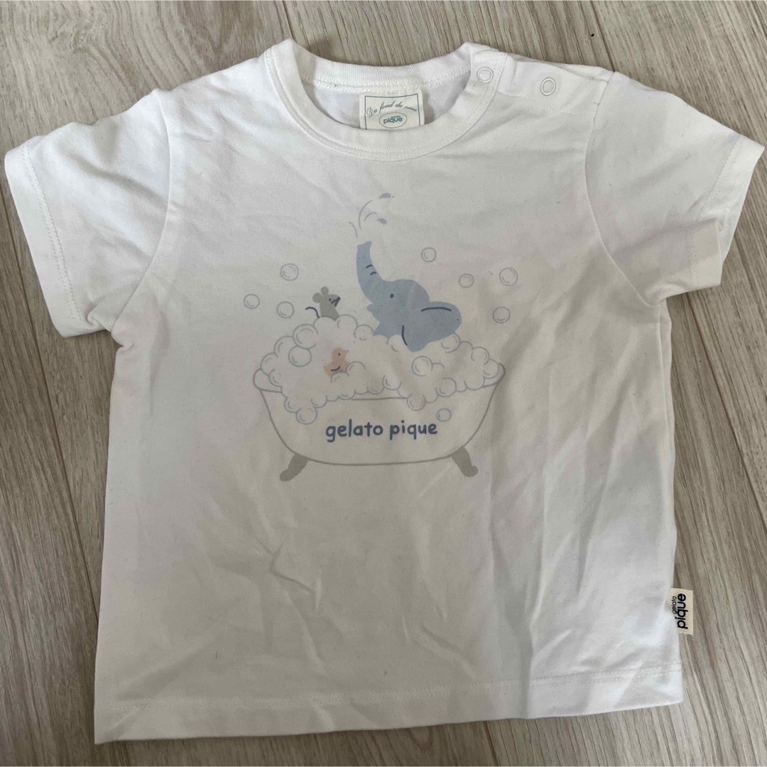 gelato pique(ジェラートピケ)の【70〜80サイズ】gelato pique 半袖Tシャツ キッズ/ベビー/マタニティのベビー服(~85cm)(Ｔシャツ)の商品写真