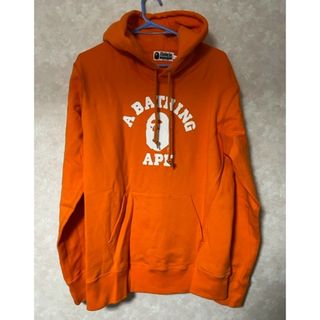 アベイシングエイプ(A BATHING APE)のアベイシングエイプ パーカーオレンジ(パーカー)