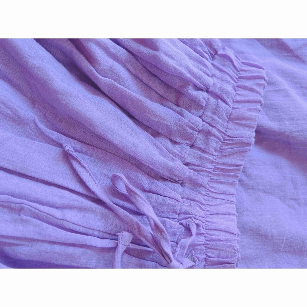 lupilien ルピリアン　パープル　ロングスカート　フレアスカート　紫 レディースのスカート(ロングスカート)の商品写真