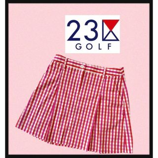 ニジュウサンク(23区)の値下げ【23区golf】チェックスカート♡w61(ウエア)