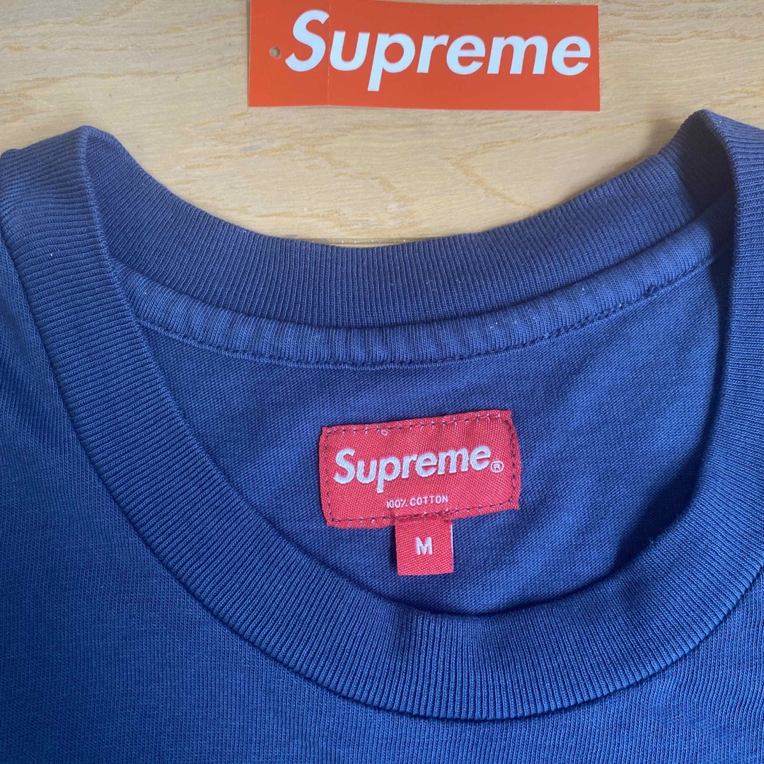 Supreme Washed Handstyle S/S Top "Blue"