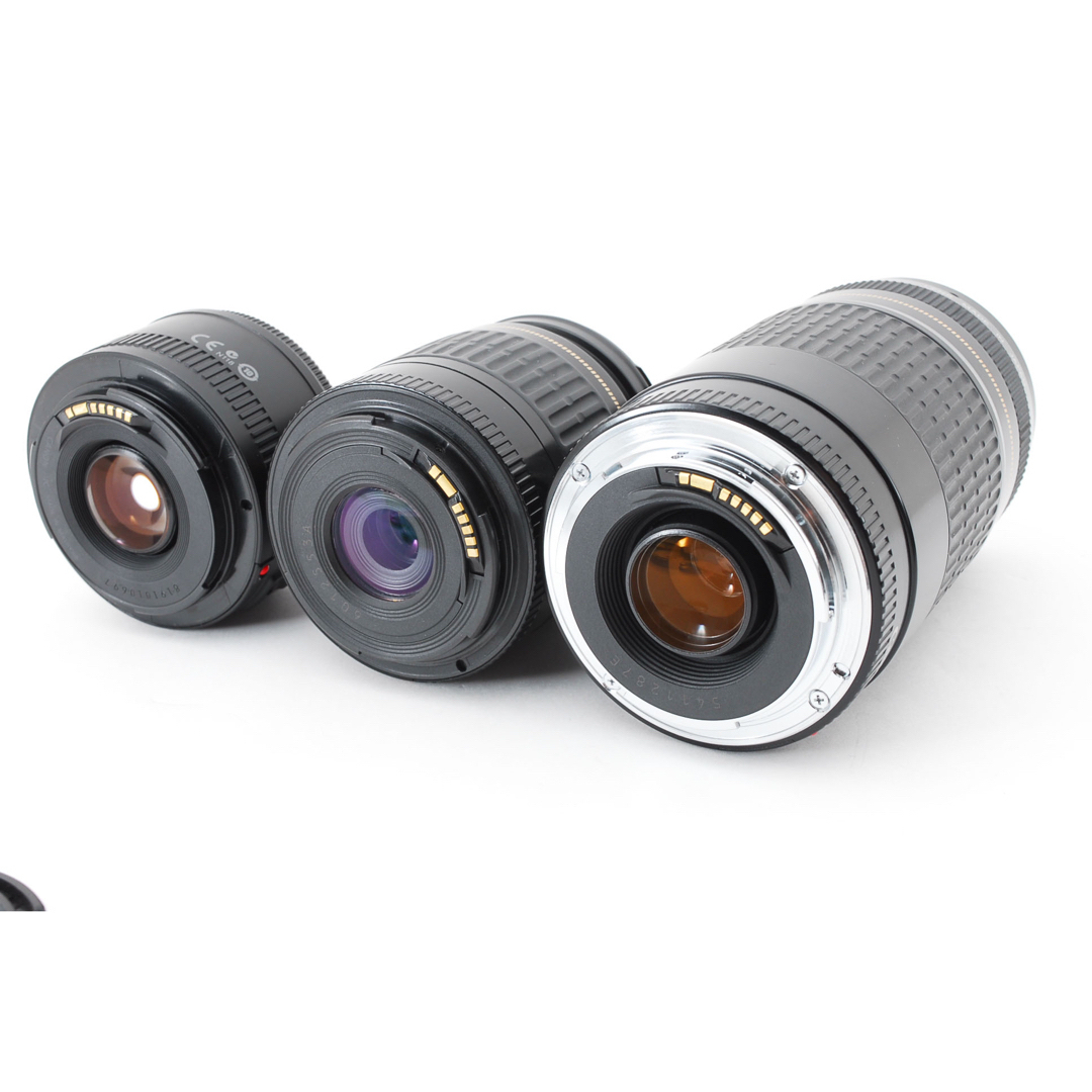 Canon EOS80D 一眼レフカメラ標準&望遠&単焦点トリプルレンズセット