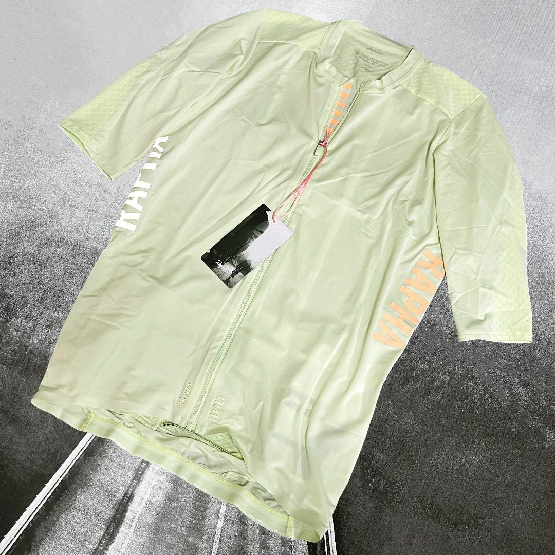 新品 Rapha プロチーム エアロ ジャージ Lサイズ ライトグリーン | フリマアプリ ラクマ