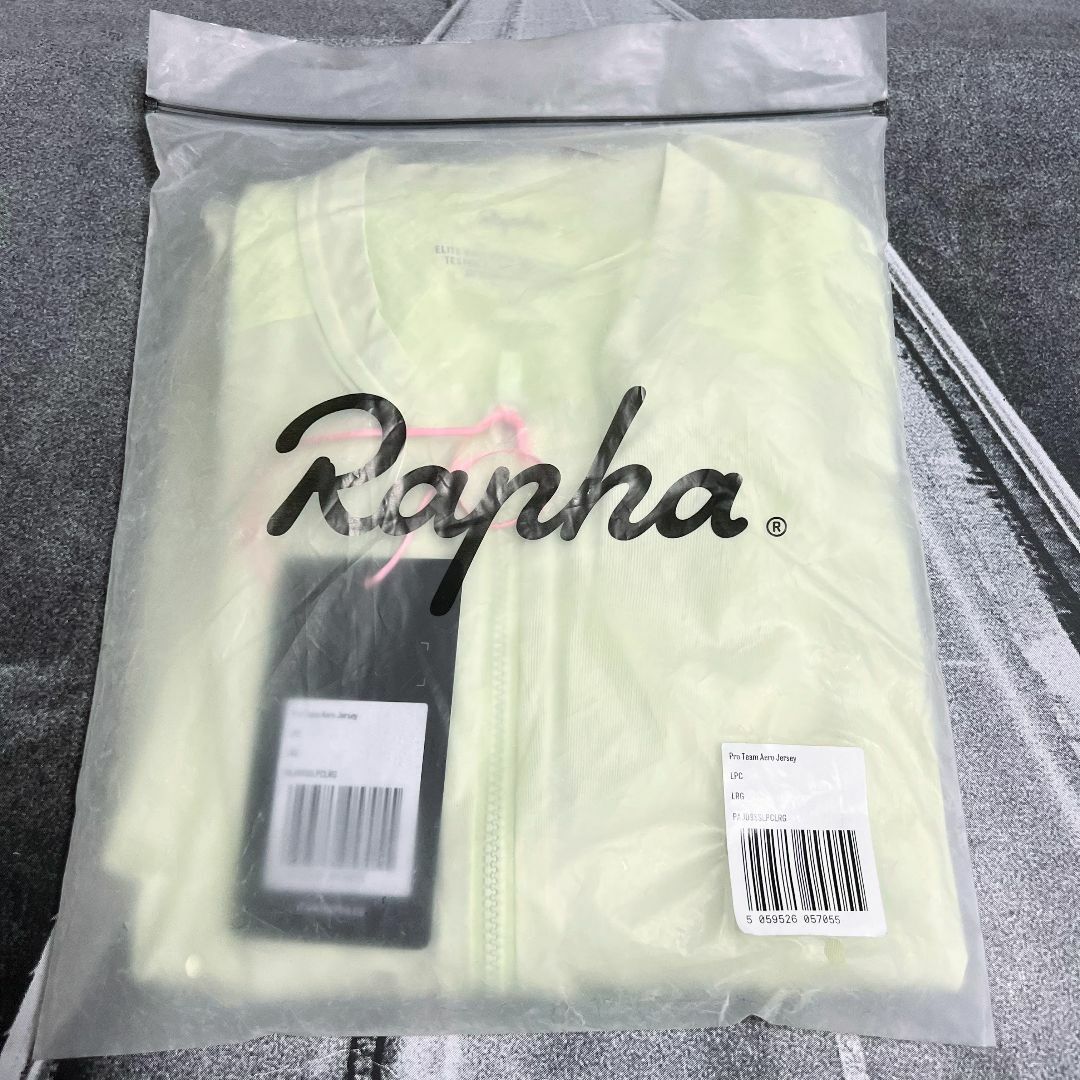 新品 Rapha プロチーム エアロ ジャージ Lサイズ ライトグリーン
