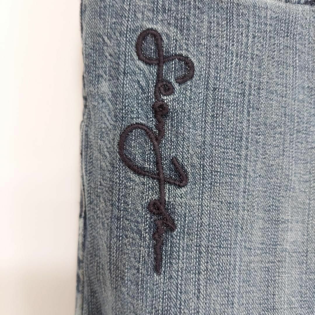 ネット卸売り W36 ショーンジョン フロントロゴ刺繍 極太バギーボトム
