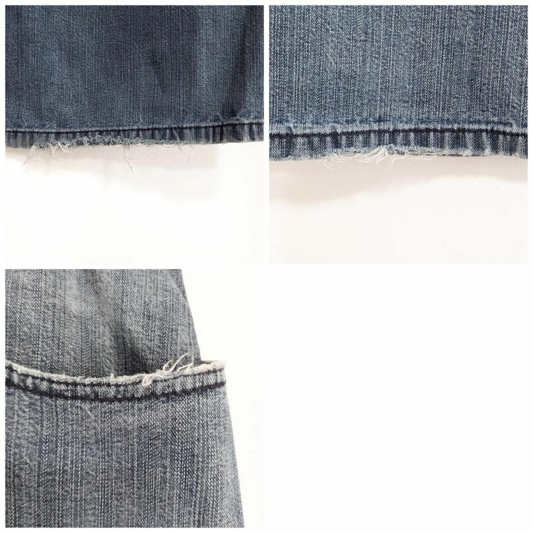 Sean John - W36 ショーンジョン フロントロゴ刺繍 極太バギーボトム