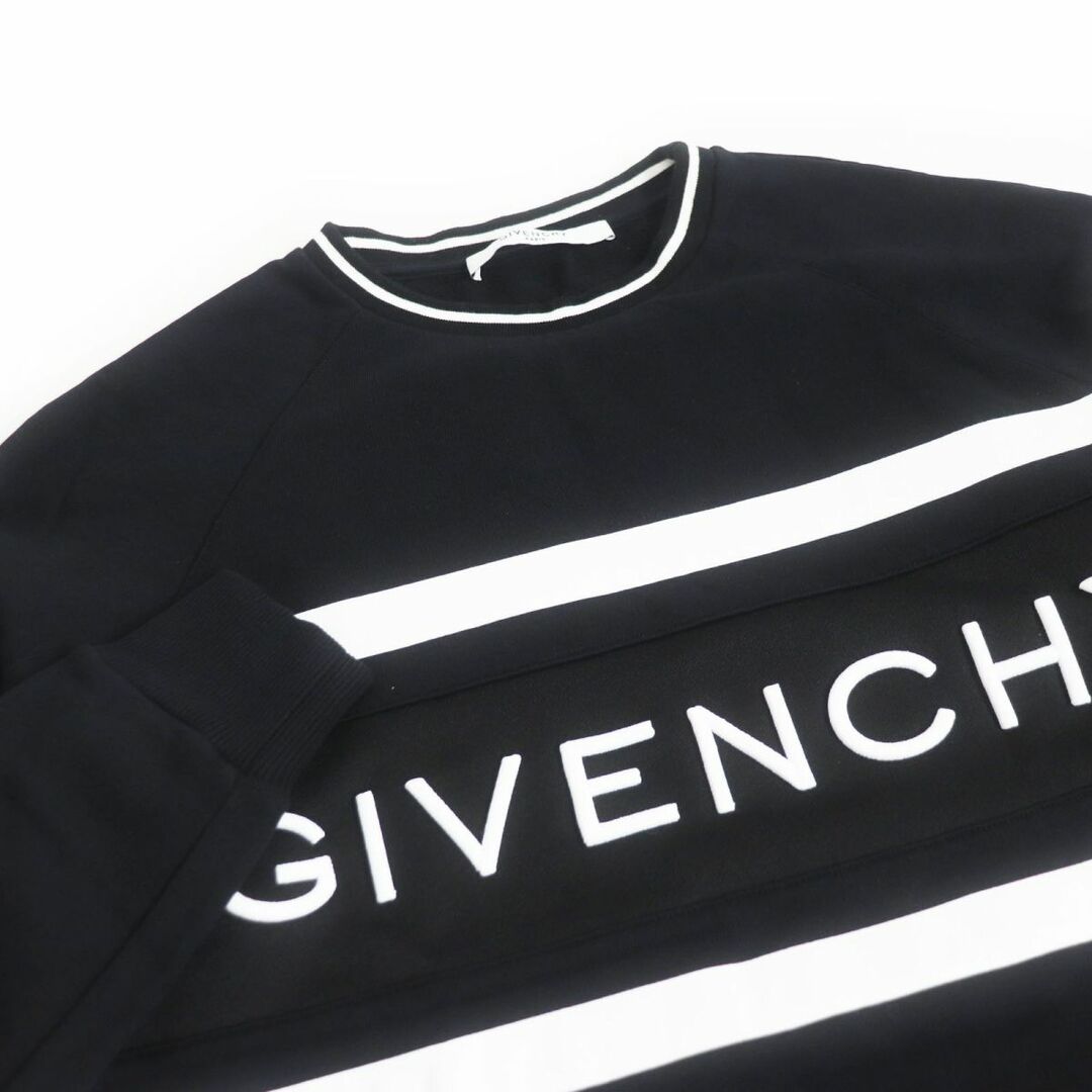 GIVENCHY ジバンシィ スウェット サイズ:XXL 19AW レーシング クルーネック スウェットシャツ WORLD TOUR GV3 SWEATSHIRT BM70CH306C トップス トレーナー プルオーバー ブラック 黒 【メンズ】