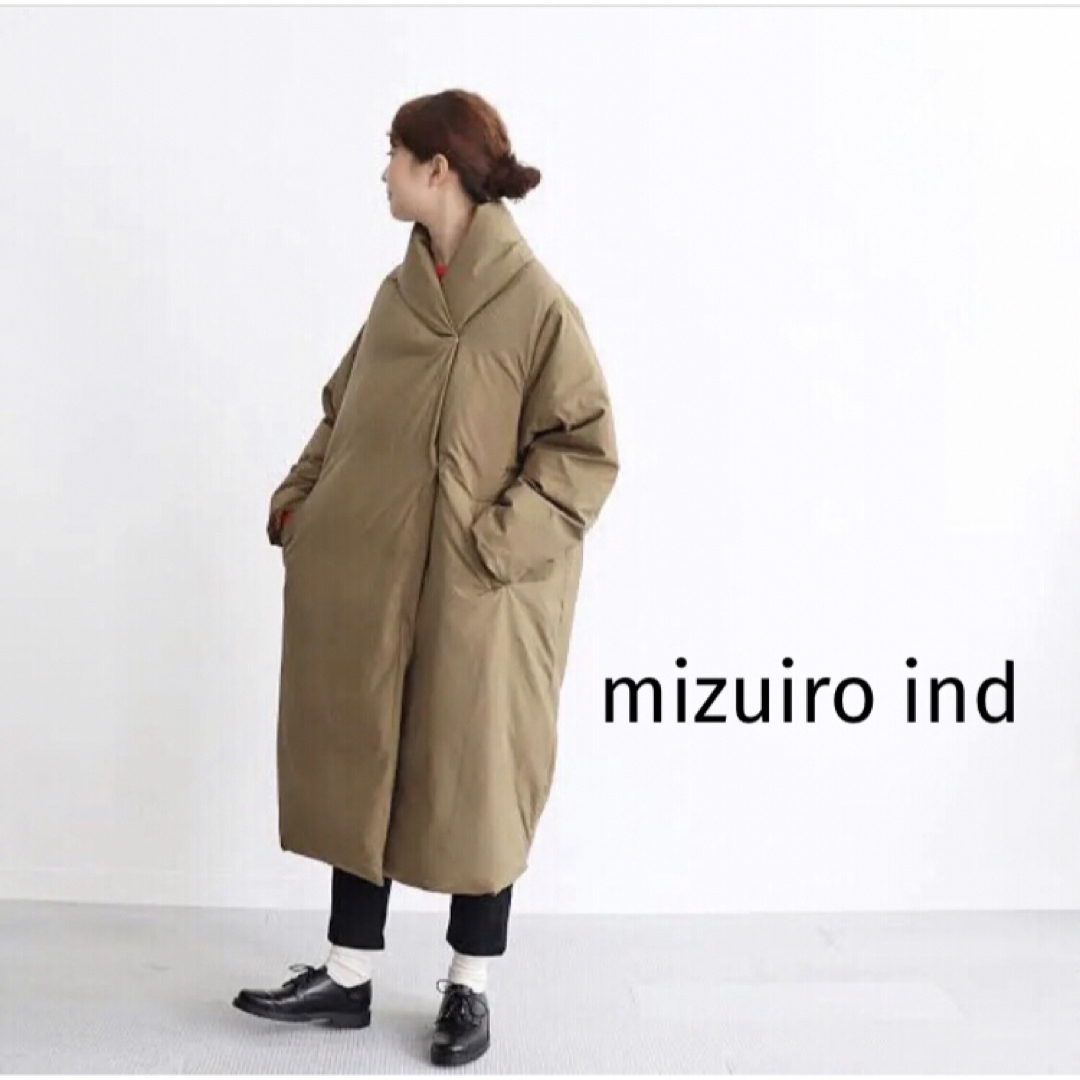 【訳あり】❤️ほぼ新品❤️mizuiro ind❤️  ドレープダウンコート