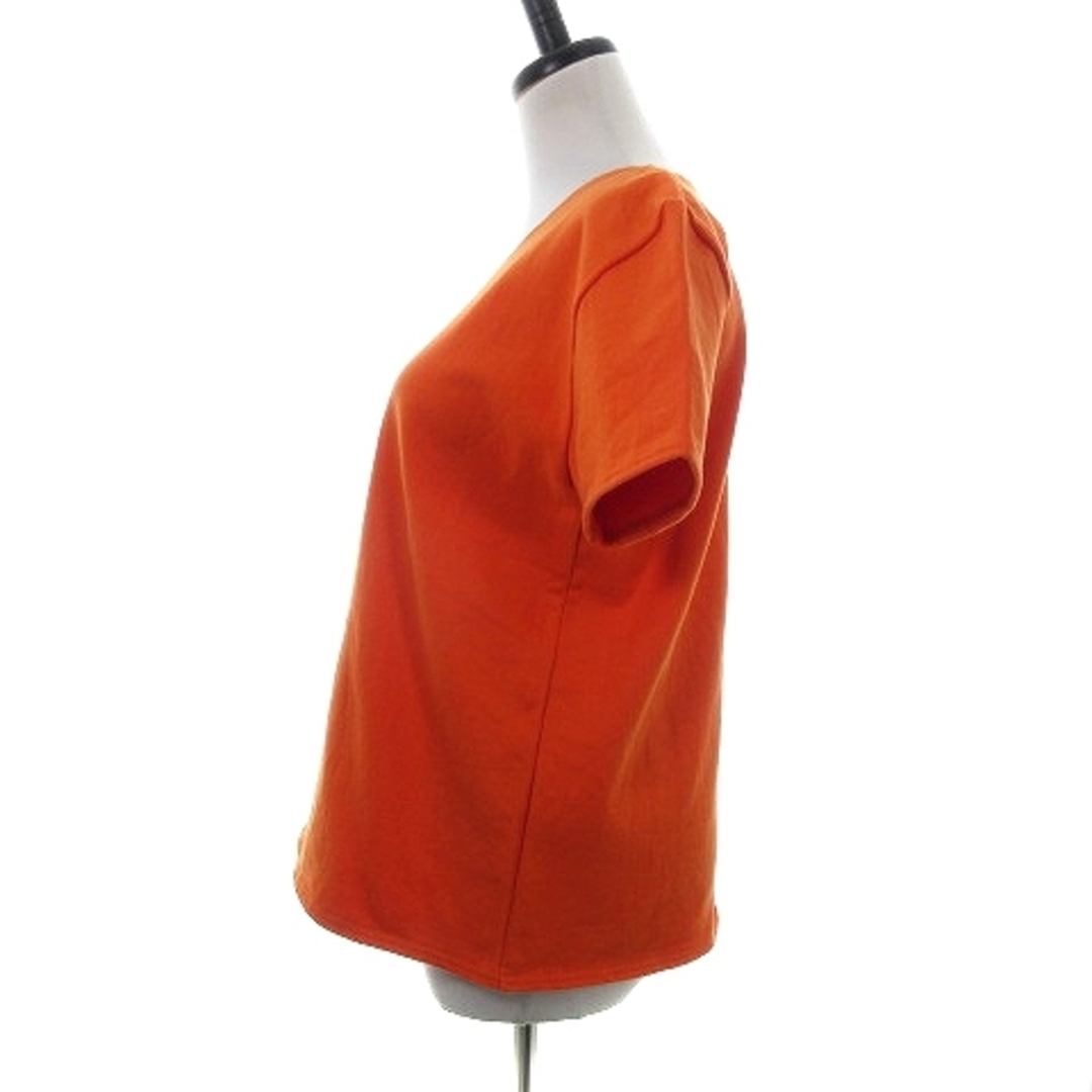 ROPE’(ロペ)のロペ ETERNEL カットソー 半袖 ラウンドネック コットン 1 オレンジ レディースのトップス(カットソー(半袖/袖なし))の商品写真